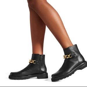 Stuart Weitzman Chain Lift Bootie